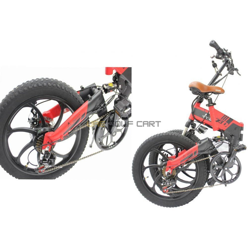 Foldable Aluminum Electric Bike 48V 250W 20inch 8Ah Battery - Electric Bikes - Photo 13 | UAE Golf Cart
