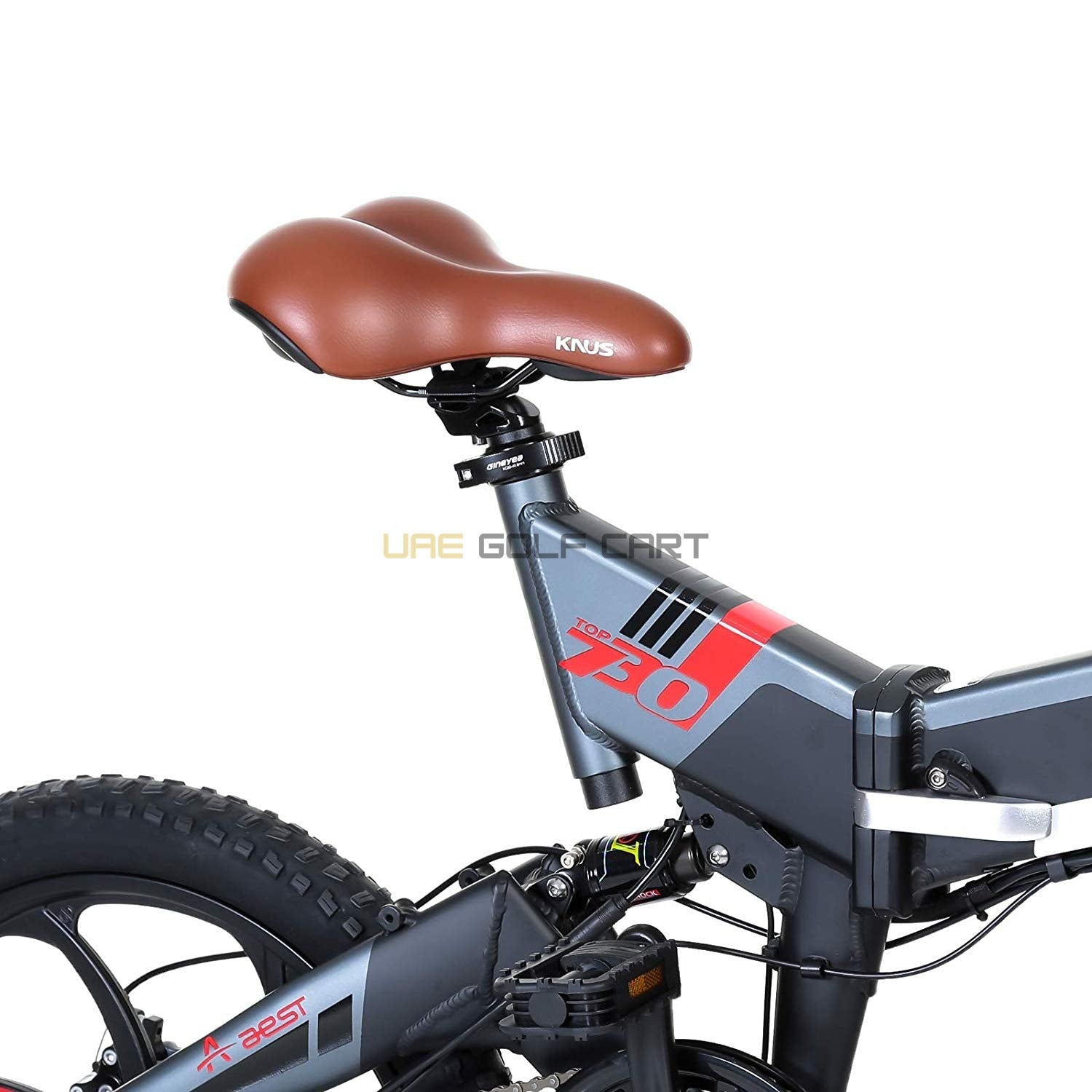 Foldable Aluminum Electric Bike 48V 250W 20inch 8Ah Battery - Electric Bikes - Close Up | UAE Golf Cart