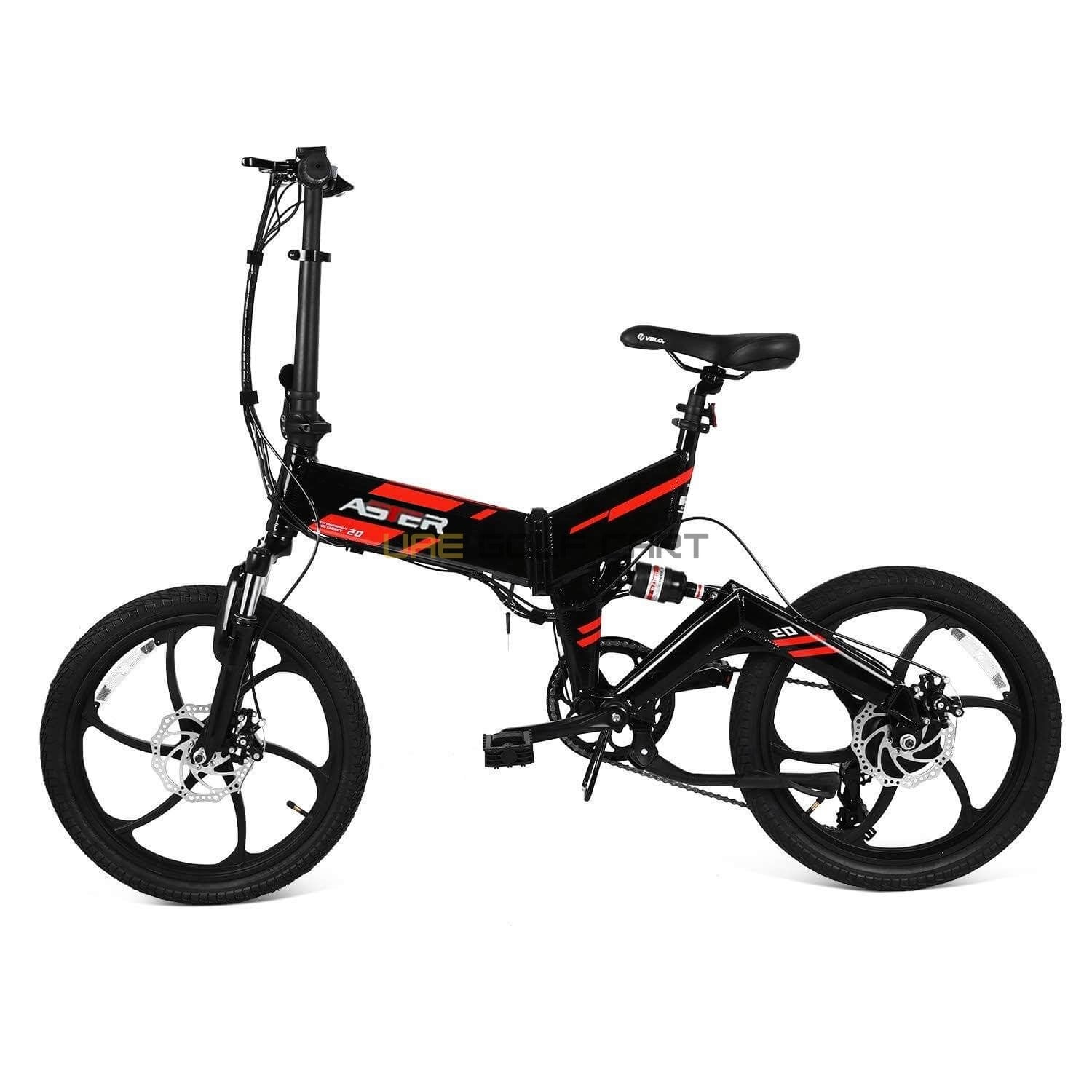 Foldable Aluminum Electric Bike 48V 250W 20inch 8Ah Battery - Electric Bikes - Photo 5 | UAE Golf Cart