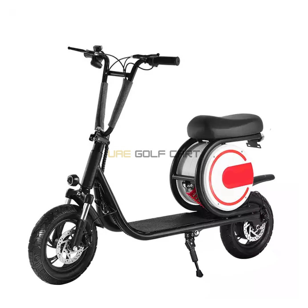 Foldable Electric Bike 350W Brushless Motor 25 km/h Top Speed 15 Mile Range 100 kg Load Capacity 34.5 lbs Weight - Electric Grocery Bike | UAE Golf Cart