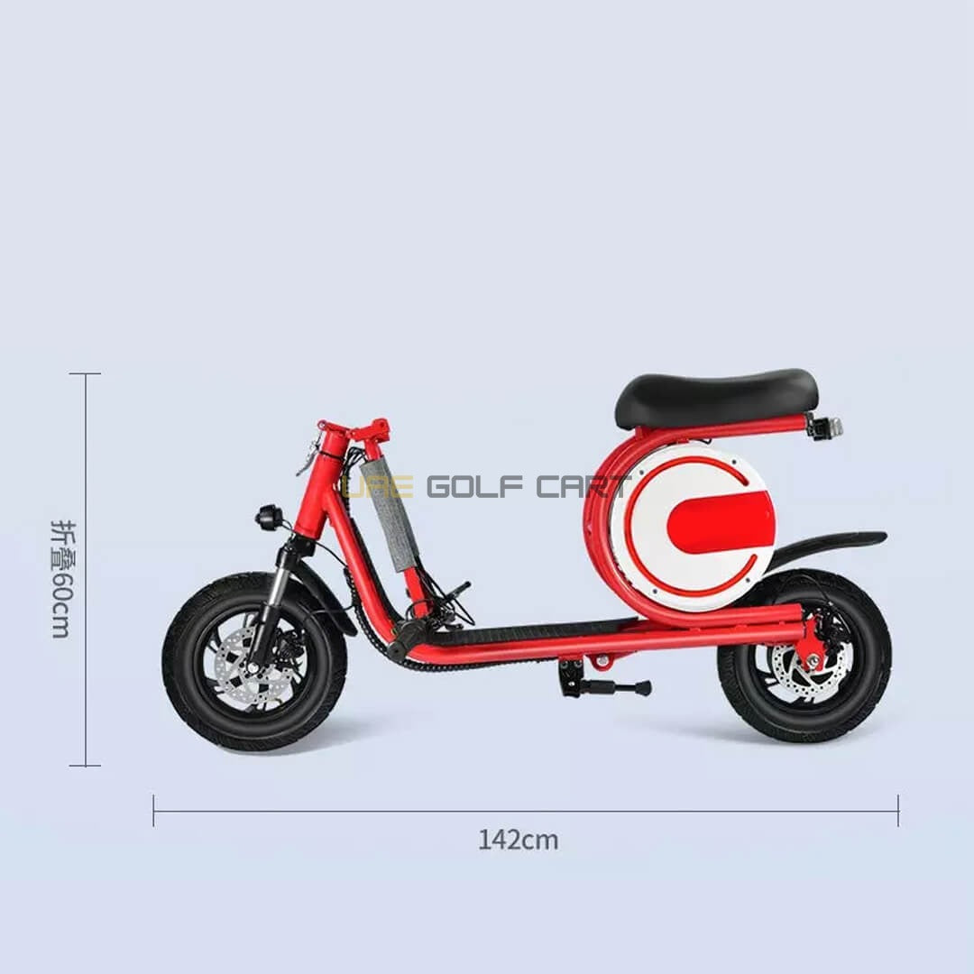 Foldable Electric Bike 350W Brushless Motor 25 km/h Top Speed 15 Mile Range 100 kg Load Capacity 34.5 lbs Weight - Electric Grocery Bike - Photo 18 | UAE Golf Cart