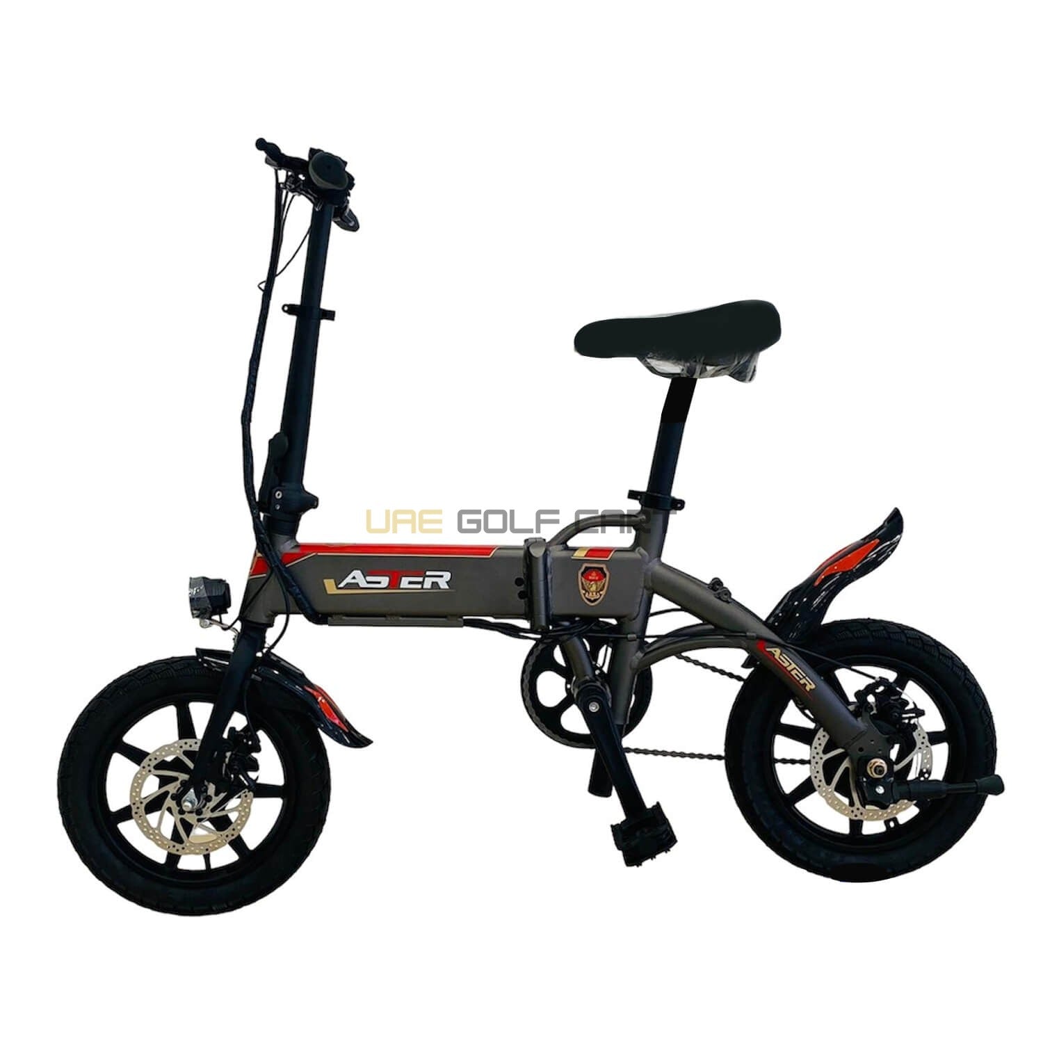 Foldable Electric Bike 36V 250W with Pedal Assist, 14 inch Wheels, Aluminum Frame, 100kg Load, 35mph Speed, 35km Range - Electric Bikes | UAE Golf Cart