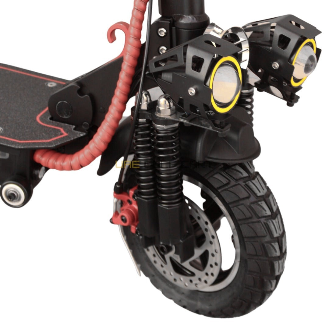 Foldable Electric Scooter 2000W 48V Battery 16kg 120kg Load Capacity - Foldable Electric Scooters - Close Up | UAE Golf Cart