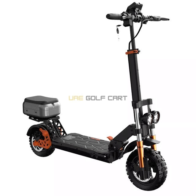Foldable Electric Scooter 48V 1600W with 11‑inch Off‑Road Tires, Removable Seat, 45 km/h Top Speed, 120 kg Load - Foldable Electric Scooters - Photo 5 | UAE Golf Cart