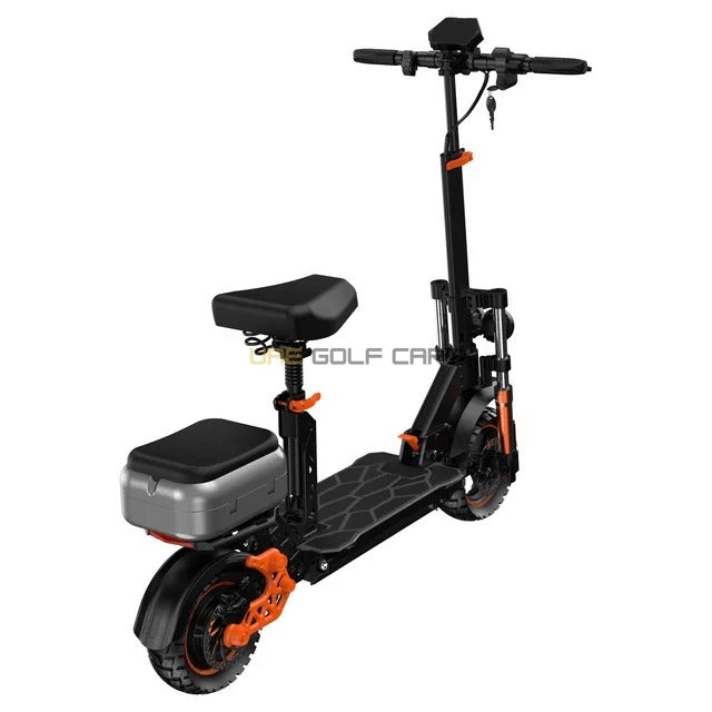 Foldable Electric Scooter 48V 1600W with 11‑inch Off‑Road Tires, Removable Seat, 45 km/h Top Speed, 120 kg Load - Foldable Electric Scooters - Photo 6 | UAE Golf Cart