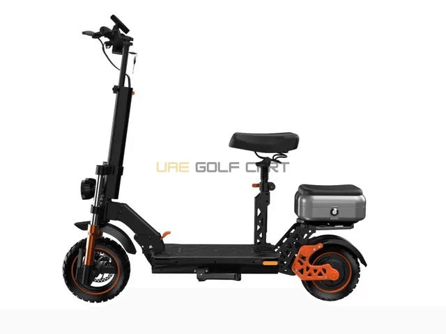 Foldable Electric Scooter 48V 1600W with 11‑inch Off‑Road Tires, Removable Seat, 45 km/h Top Speed, 120 kg Load - Foldable Electric Scooters - Photo 10 | UAE Golf Cart