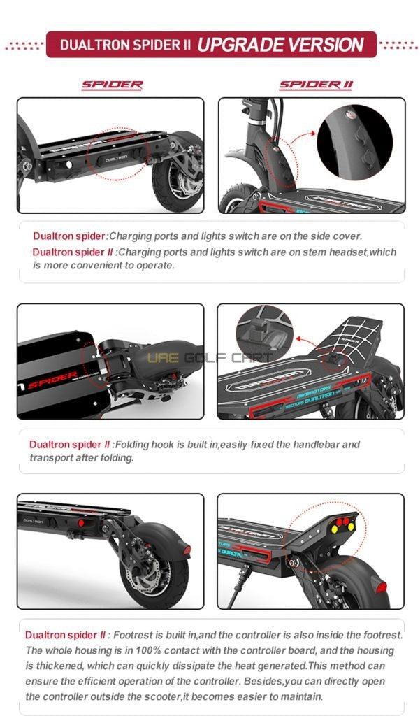 Foldable Electric Scooter 60V 24Ah-80 km/h 120 kg Load - Foldable Electric Scooters - Photo 9 | UAE Golf Cart