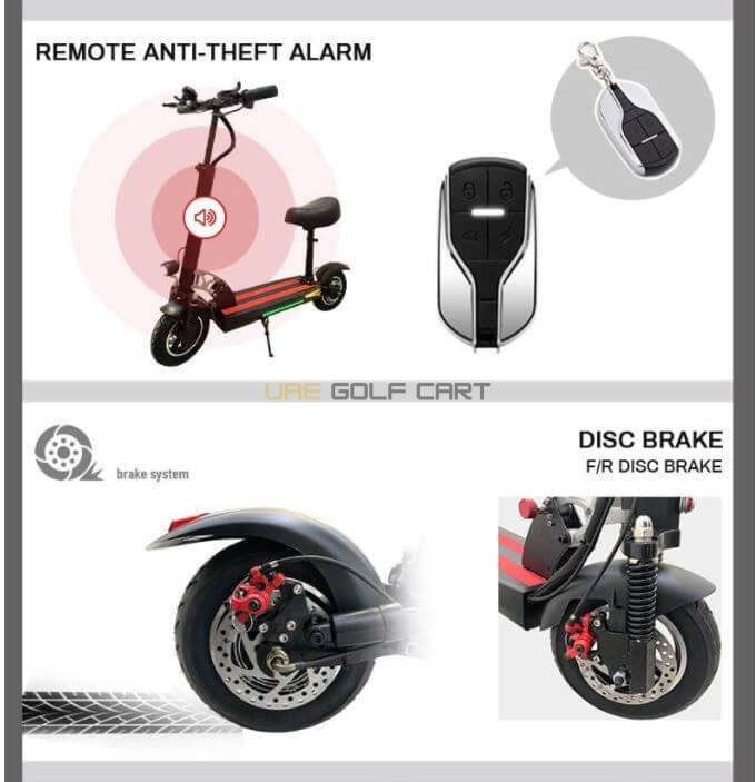 Foldable Electric Scooter 800W 36V 5 Model with LED Display and Double Disc Brakes - Foldable Electric Scooters - Photo 18 | UAE Golf Cart