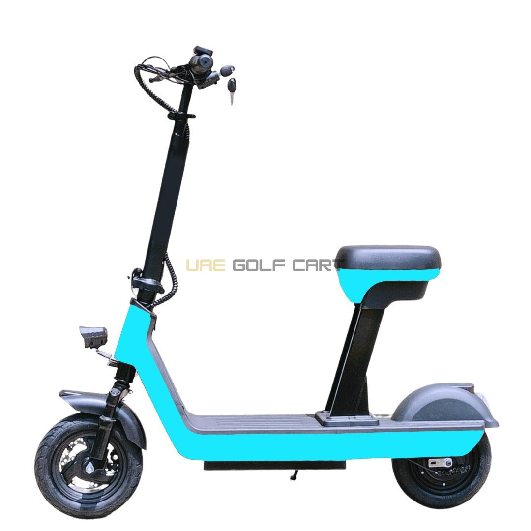 Foldable Runner Electric Scooter 48V with Seat, 250W Motor, 35km Range, 125kg Load - Foldable Electric Scooters - Photo 12 | UAE Golf Cart