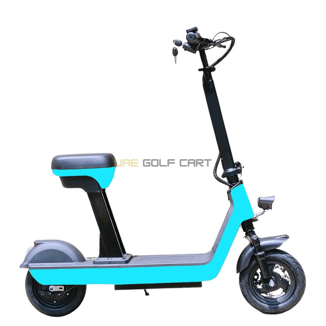 Foldable Runner Electric Scooter 48V with Seat, 250W Motor, 35km Range, 125kg Load - Foldable Electric Scooters - Photo 7 | UAE Golf Cart
