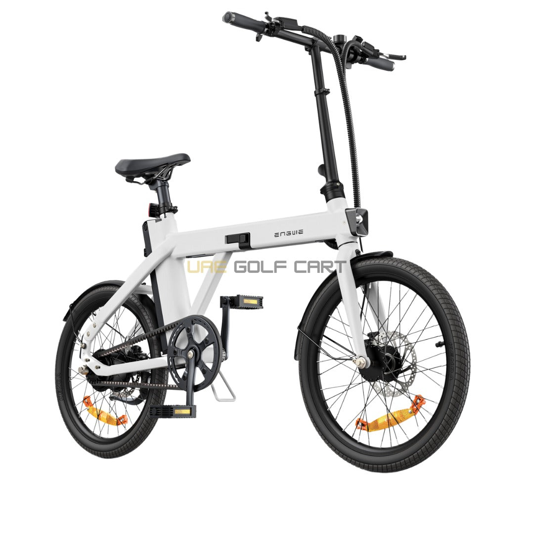 Folding Electric Bike with Torque Sensor, Belt Drive, 250W Motor, 36V 9.6Ah Battery, 100 km Range, 18.5 kg, 120 kg Payload - Electric Bikes | UAE Golf Cart