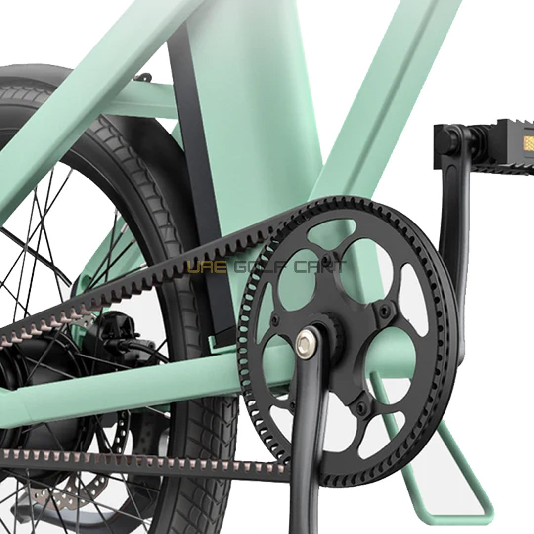 Folding Electric Bike with Torque Sensor, Belt Drive, 250W Motor, 36V 9.6Ah Battery, 100 km Range, 18.5 kg, 120 kg Payload - Electric Bikes - Photo 16 | UAE Golf Cart