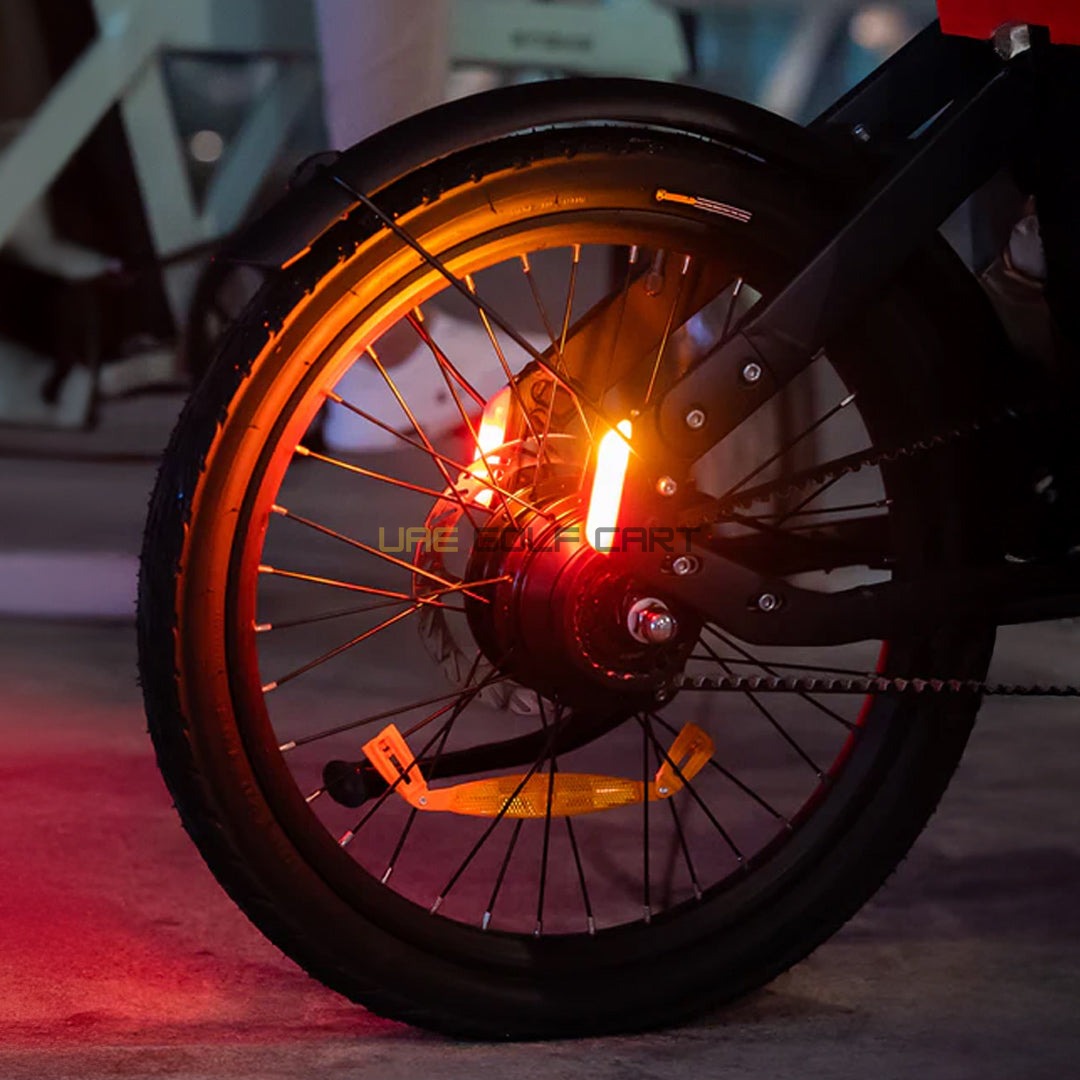 Folding Electric Bike with Torque Sensor, Belt Drive, 250W Motor, 36V 9.6Ah Battery, 100 km Range, 18.5 kg, 120 kg Payload - Electric Bikes - Photo 20 | UAE Golf Cart