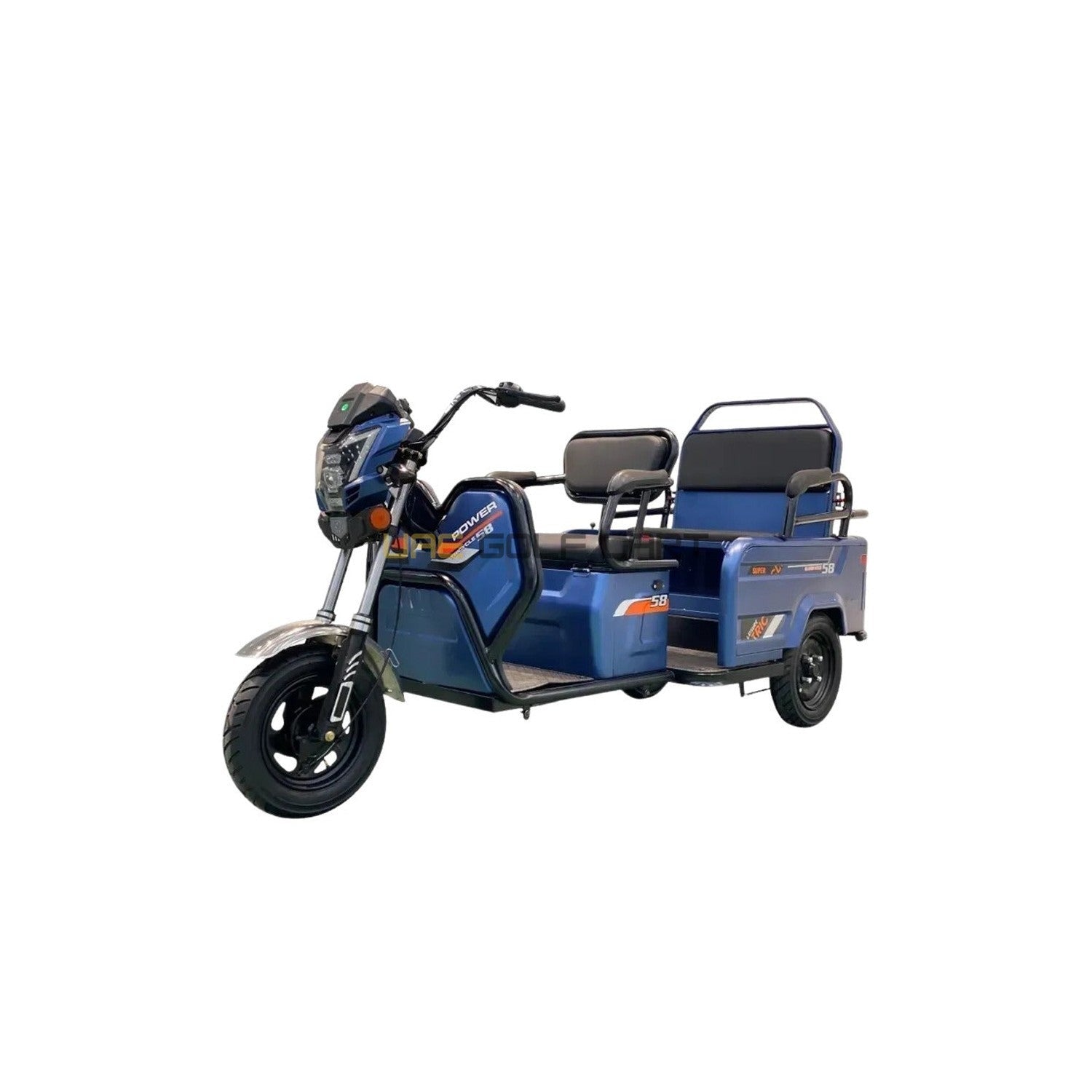 Hybrid Electric Tricycle UAE Golf Cart 48V 800W 400kg 4 Seats Cargo Passenger Open Body EEC GCC UAE - Cargo Bikes - Photo 4 | UAE Golf Cart