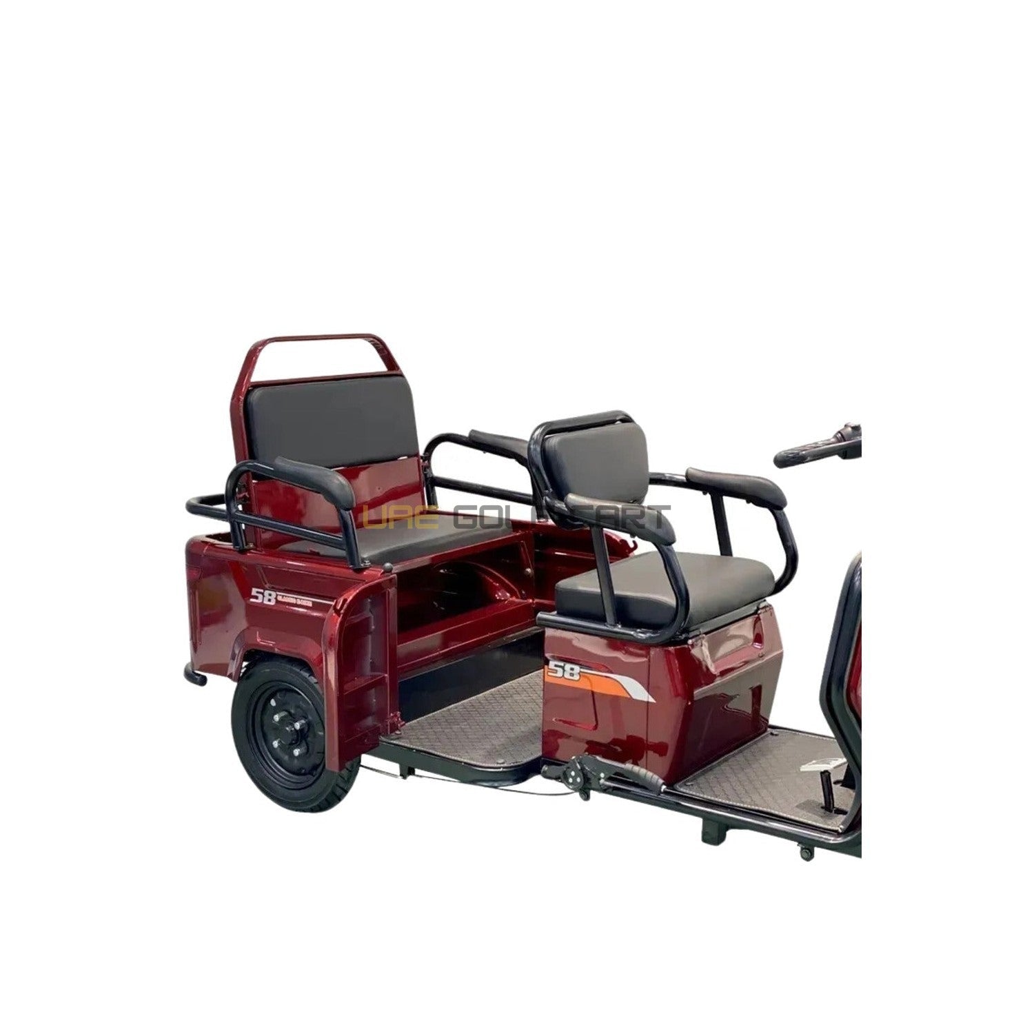 Hybrid Electric Tricycle UAE Golf Cart 48V 800W 400kg 4 Seats Cargo Passenger Open Body EEC GCC UAE - Cargo Bikes - Photo 6 | UAE Golf Cart