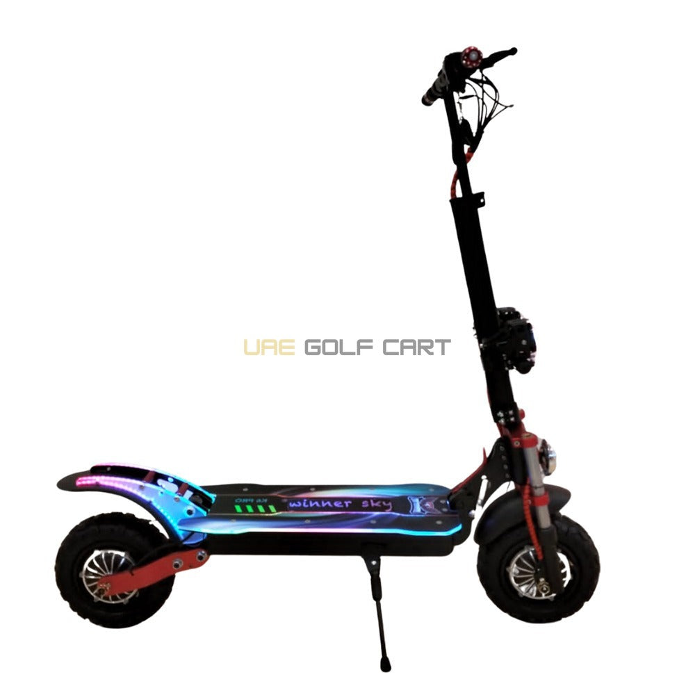 K6 Pro Foldable Electric Scooter 4000W Dual Motor 48V 15Ah - Foldable Electric Scooters | UAE Golf Cart