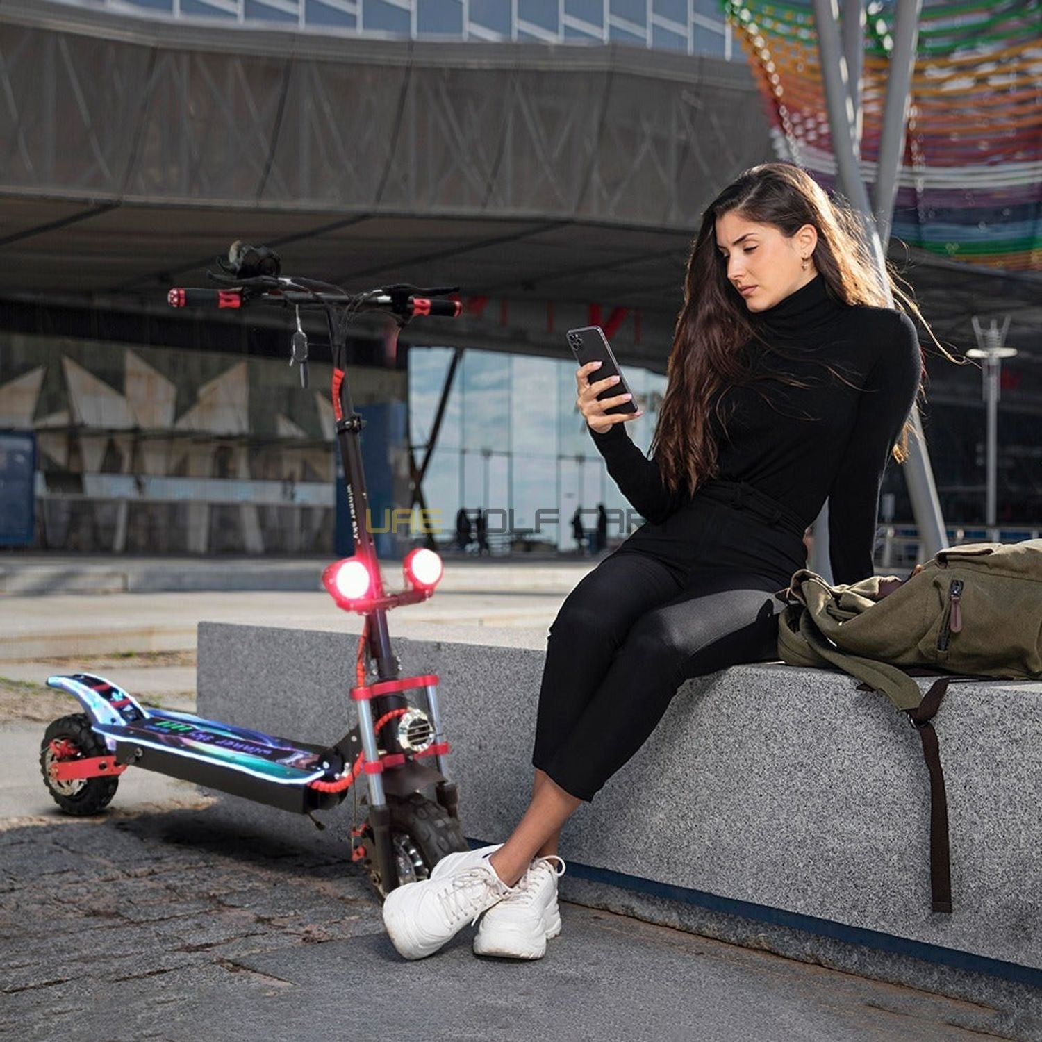 Buy K6 Pro Foldable Electric Scooter 4000W Dual Motor 48V 15Ah - Foldable Electric Scooters at UAE Golf Cart