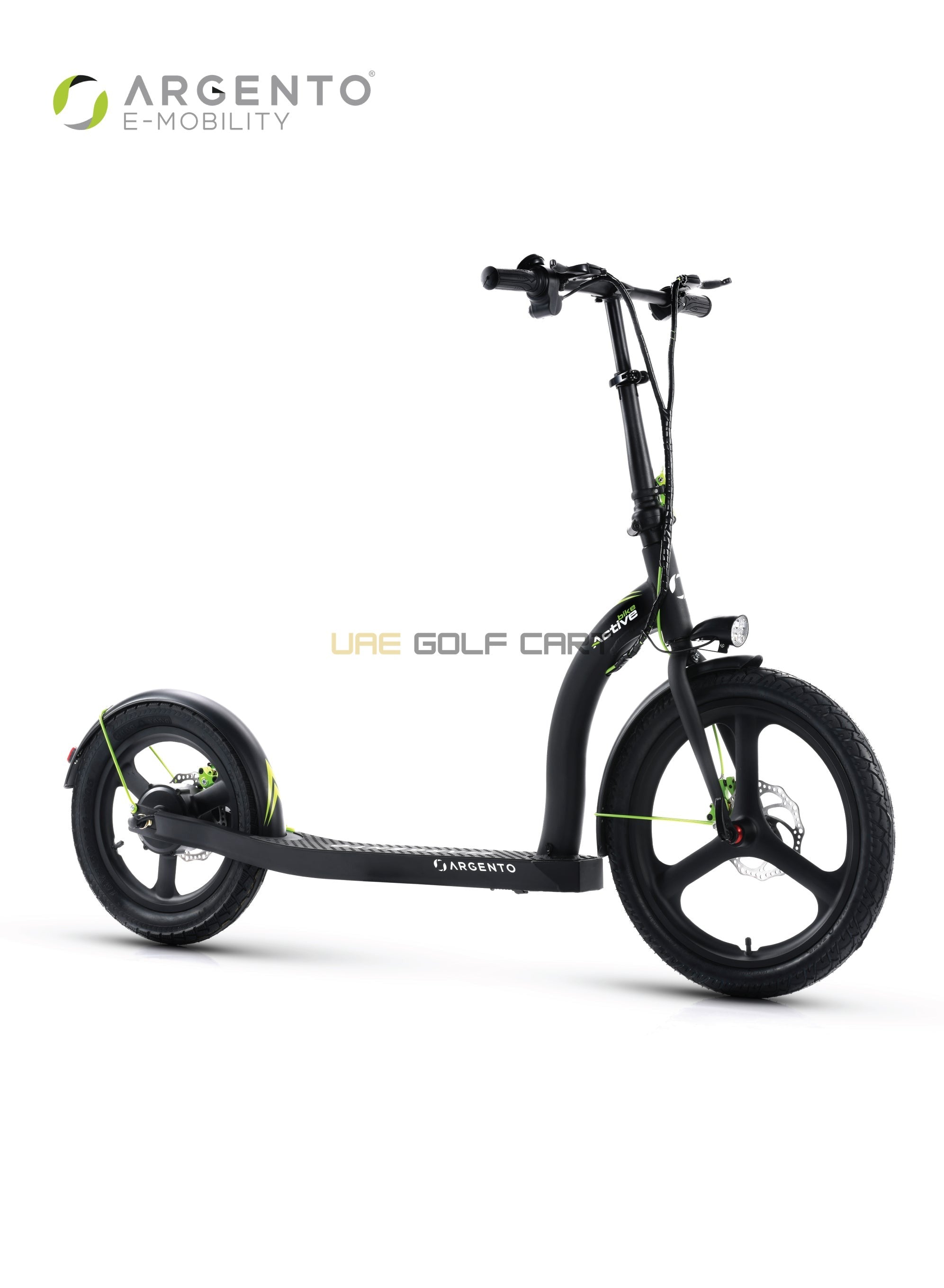 Light Fast Foldable Electric Scooter 350W Motor 25 km/h Top Speed 35 km Range - Electric Bikes - Close Up | UAE Golf Cart