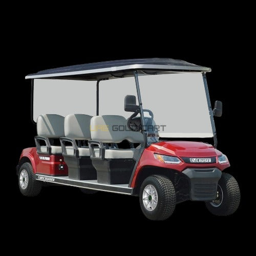 Luxury 6 Passenger Electric Golf Cart with 6 Forward Facing Seats and AC Motor - Normal Golf Carts - 6 Seater | UAE Golf Cart