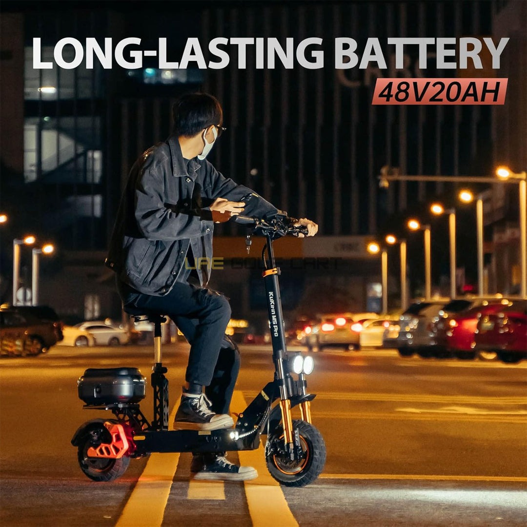 M5 Pro 1000W Peak Folding Electric Scooter for Adults – 20Ah Battery, 52 km/h Top Speed, 70 km Range - Foldable Electric Scooters - Photo 15 | UAE Golf Cart