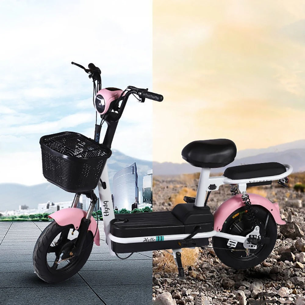 UAE Golf Cart 48V 350W 2-Seater Foldable Electric Scooter with Pedal and Removable Battery - View 35