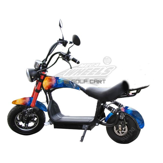 Mini Coco City Chopper 48V 1000W Electric Scooter with Seat, Fat Tires, 30 MPH, 150kg Load, 35km Range - Electric Motorbikes & Mopeds - Photo 8 | UAE Golf Cart