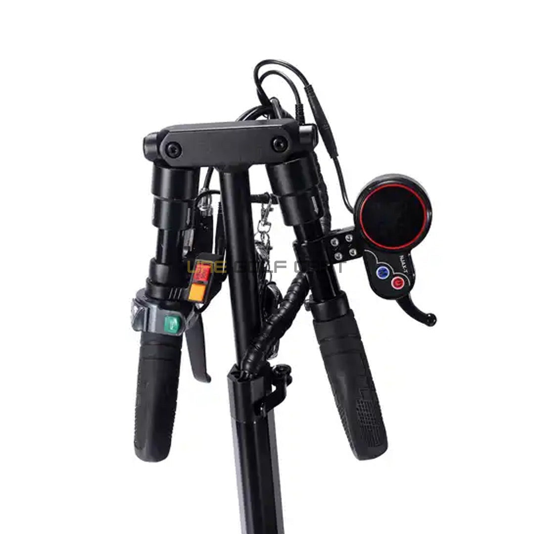 Off Road Dual Motor Electric Scooter 6000W 48V 15Ah 70km/h Max Speed 11" Tires Full Suspension - Foldable Electric Scooters - Close Up | UAE Golf Cart
