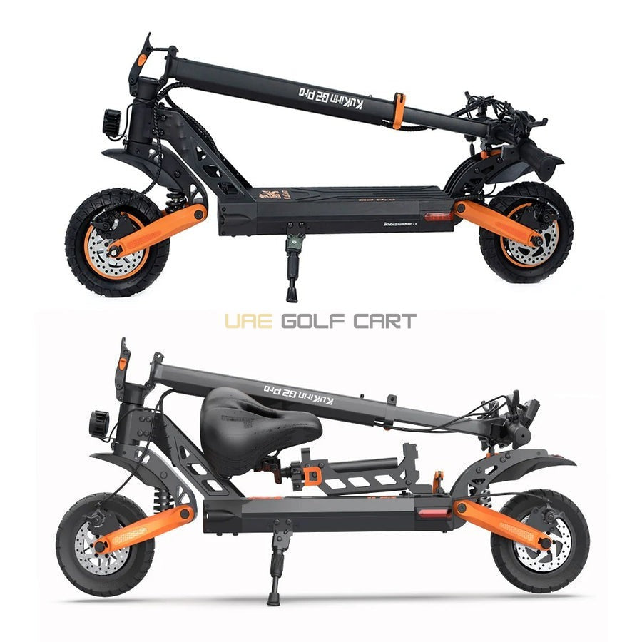 Off-Road Electric Scooter 55 km Range 45 km/h Top Speed 800W Motor 10-inch Tires Foldable - Foldable Electric Scooters - Photo 7 | UAE Golf Cart