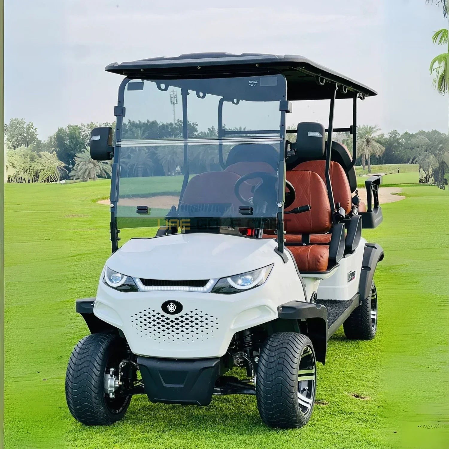Premium 6 Passenger Electric Community Golf Cart with Touchscreen - Normal Golf Carts - 4+2 Seater - Photo 4 | UAE Golf Cart