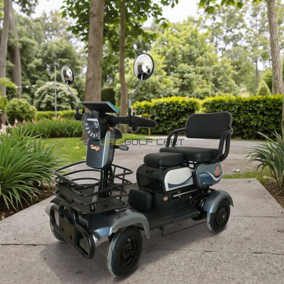 Quad Family Electric Scooter with 4 Wheels, Sliding Seats, 48V 20Ah Battery, 35 km/h Top Speed, 200 kg Load Capacity - Electric Motorbikes & Mopeds - Photo 11 | UAE Golf Cart