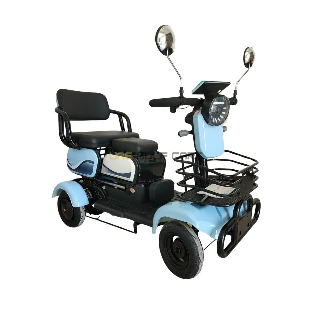 Quad Family Electric Scooter with 4 Wheels, Sliding Seats, 48V 20Ah Battery, 35 km/h Top Speed, 200 kg Load Capacity - Electric Motorbikes & Mopeds - Photo 7 | UAE Golf Cart