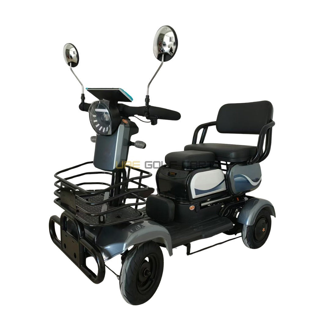 Quad Family Electric Scooter with 4 Wheels, Sliding Seats, 48V 20Ah Battery, 35 km/h Top Speed, 200 kg Load Capacity - Electric Motorbikes & Mopeds - Photo 9 | UAE Golf Cart