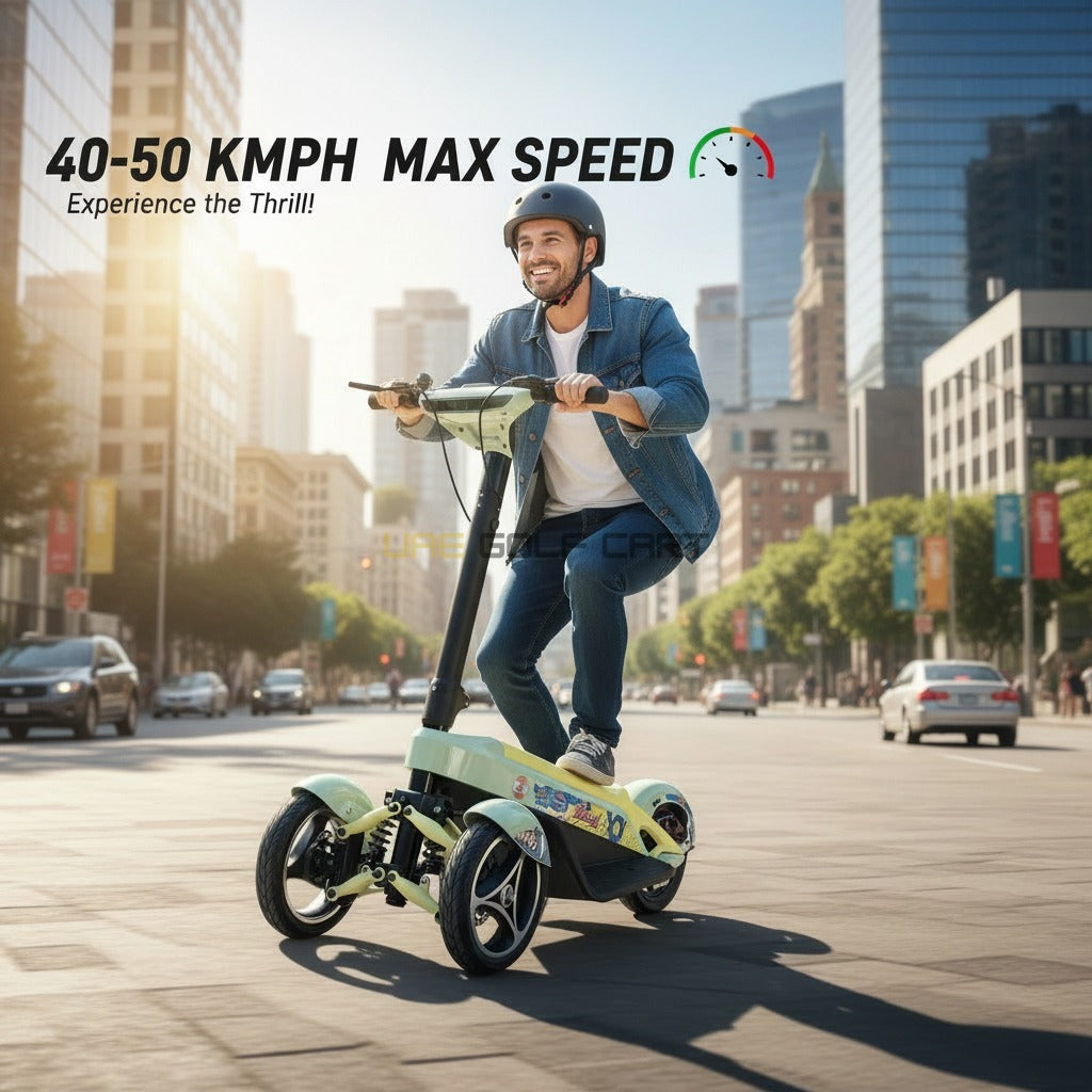 Triwheel Adult Foldable Electric Scooter 2000W 48V 15Ah - Electric Motorbikes & Mopeds - Photo 14 | UAE Golf Cart