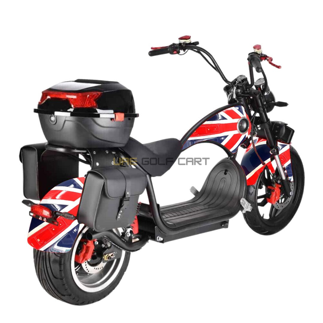Turbo City Chopper Electric Scooter 4000W 60V 20Ah Foldable Fat Tire - Electric Motorbikes & Mopeds - Photo 11 | UAE Golf Cart