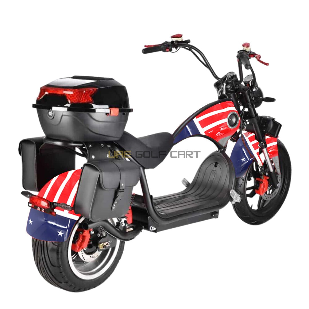Turbo City Chopper Electric Scooter 4000W 60V 20Ah Foldable Fat Tire - Electric Motorbikes & Mopeds - Photo 14 | UAE Golf Cart