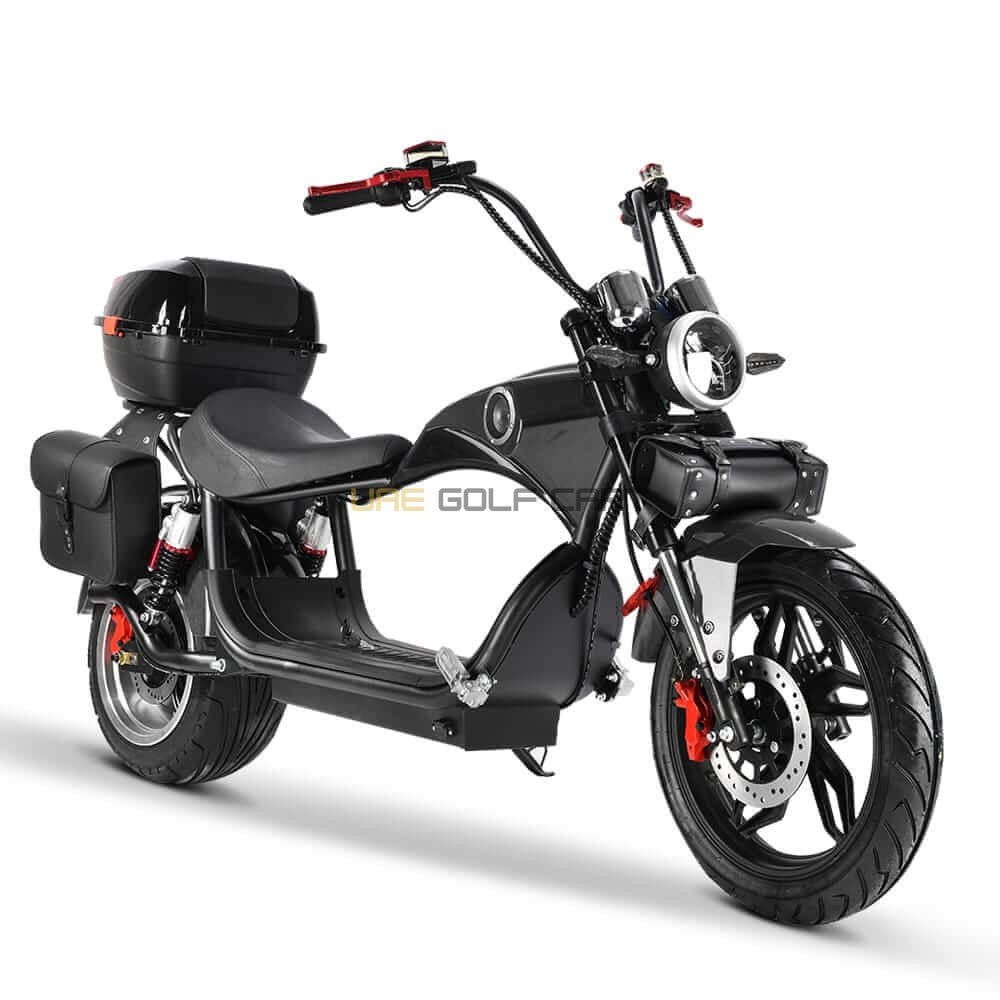 Turbo City Chopper Electric Scooter 4000W 60V 20Ah Foldable Fat Tire - Electric Motorbikes & Mopeds - Photo 4 | UAE Golf Cart