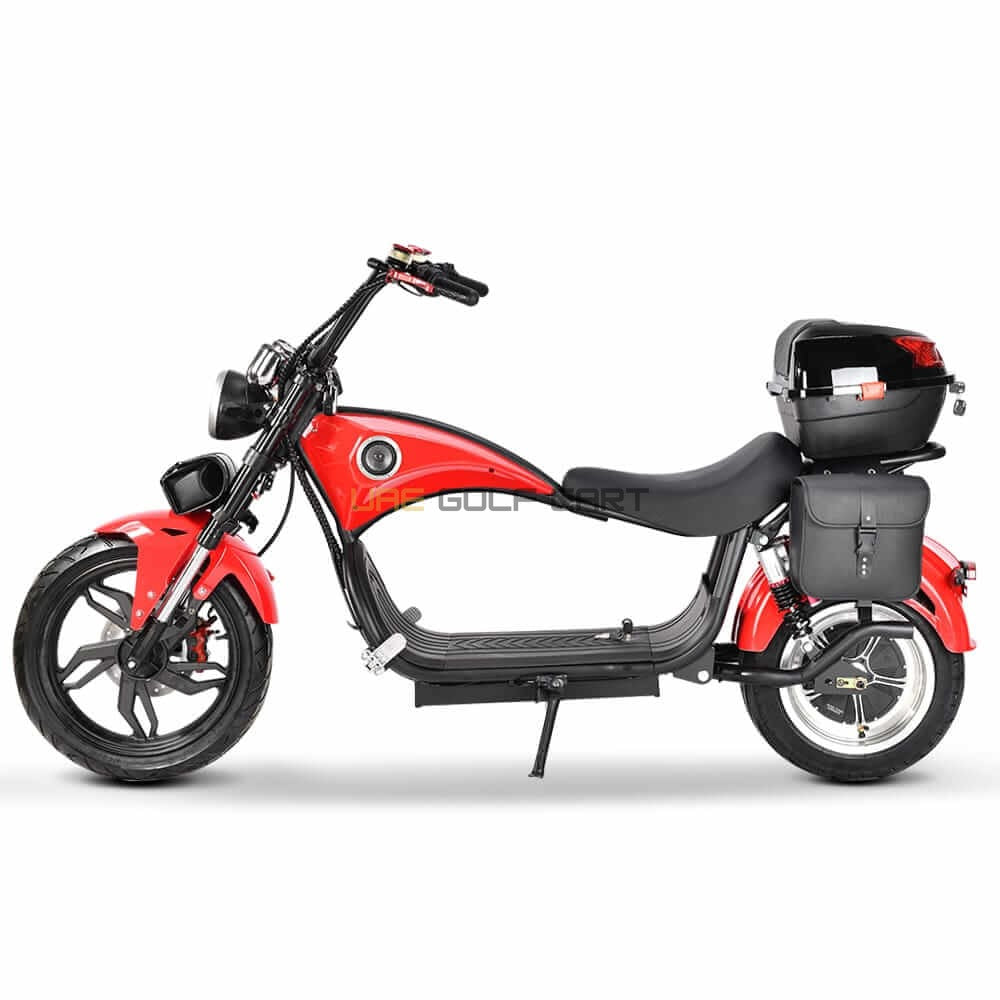 Turbo City Chopper Electric Scooter 4000W 60V 20Ah Foldable Fat Tire - Electric Motorbikes & Mopeds - Photo 6 | UAE Golf Cart