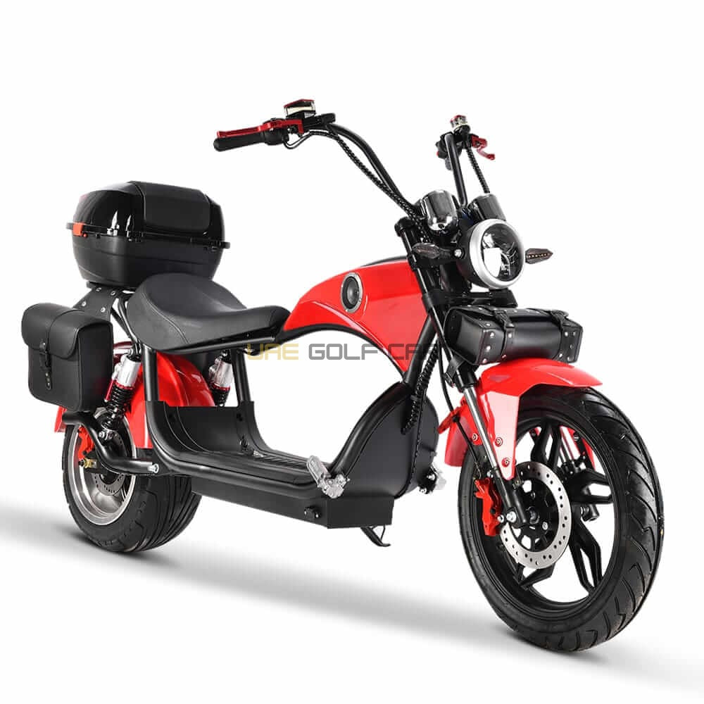 Turbo City Chopper Electric Scooter 4000W 60V 20Ah Foldable Fat Tire - Electric Motorbikes & Mopeds - Photo 8 | UAE Golf Cart