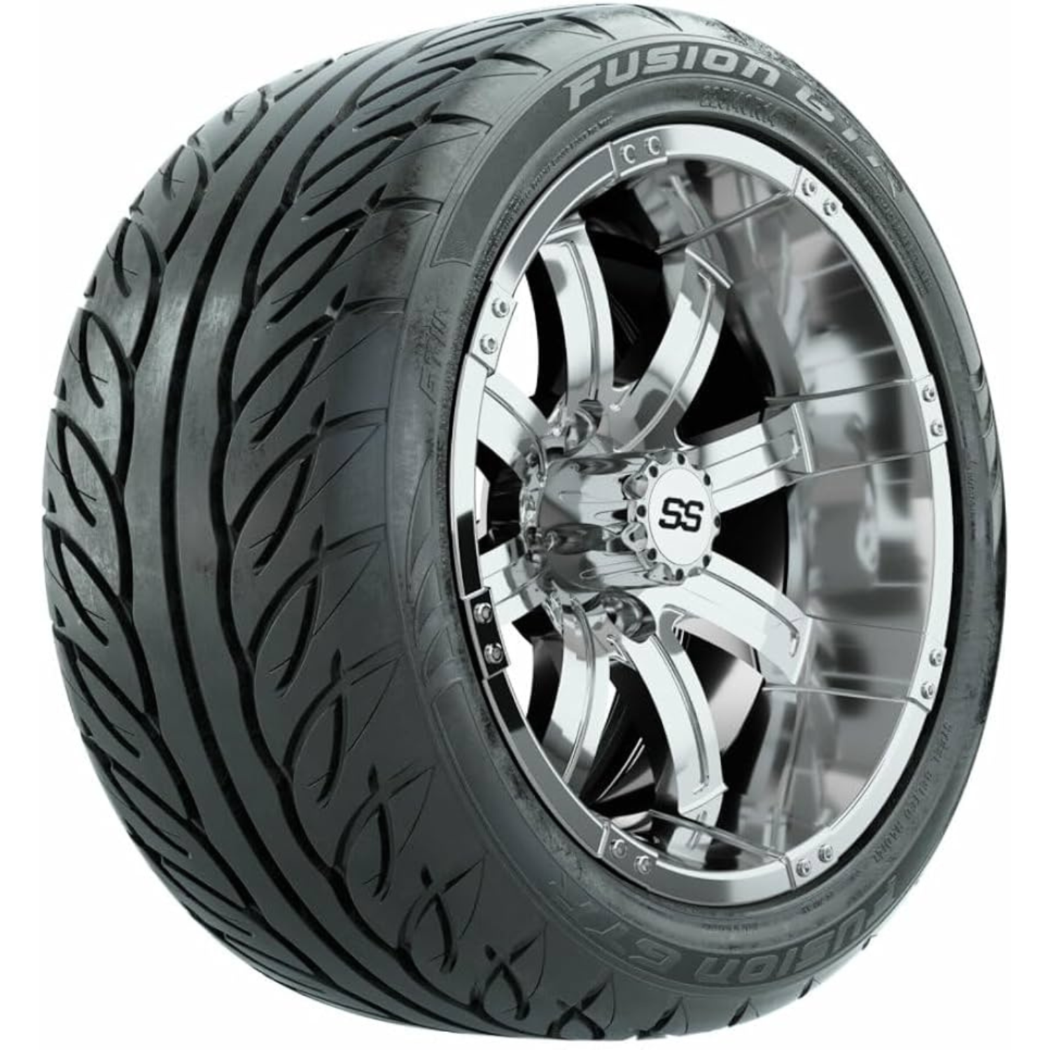UAE Golf Cart - 14 Inch Golf Cart Wheels and Tires Combo 225/50 14 for Lifted Carts