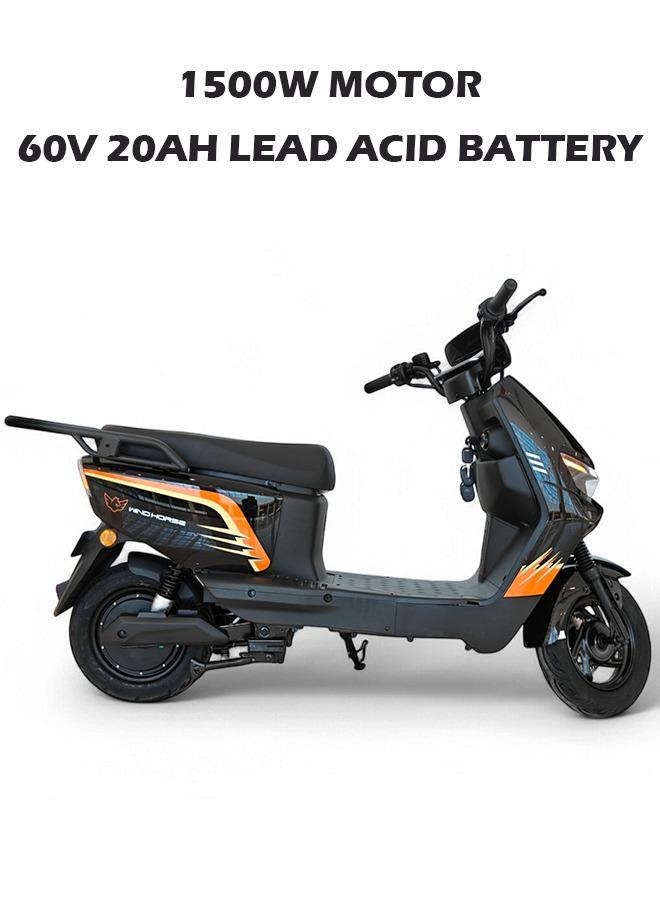 UAE Golf Cart 1500W 60V 20Ah Electric Scooter with Seat – 60 km/h Top Speed, 14" Tires, 45 km Range, 150 kg Load - View 4