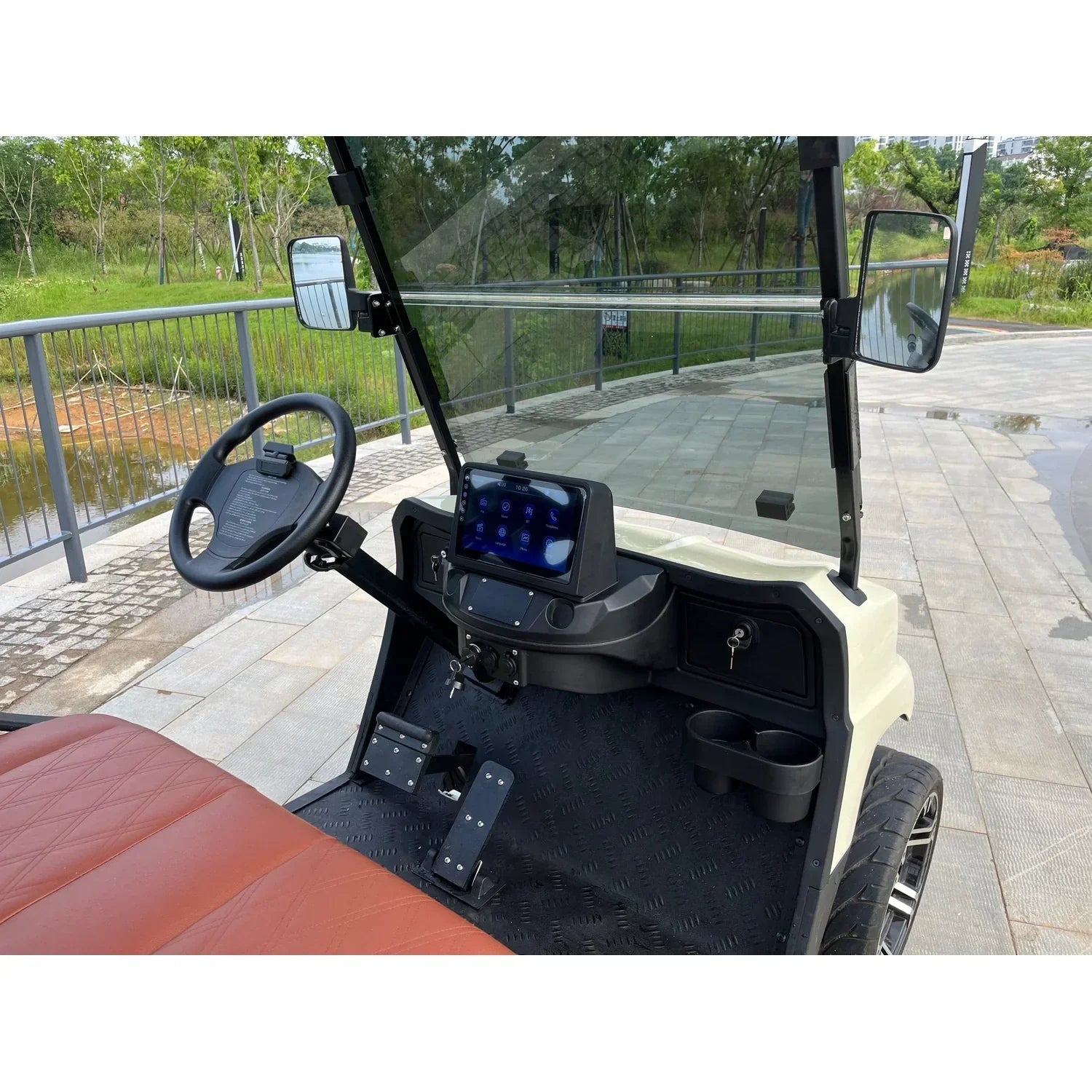 UAE Golf Cart - 2 Seater On Road Electric Golf Cart with Lithium Battery and Bluetooth - View 3