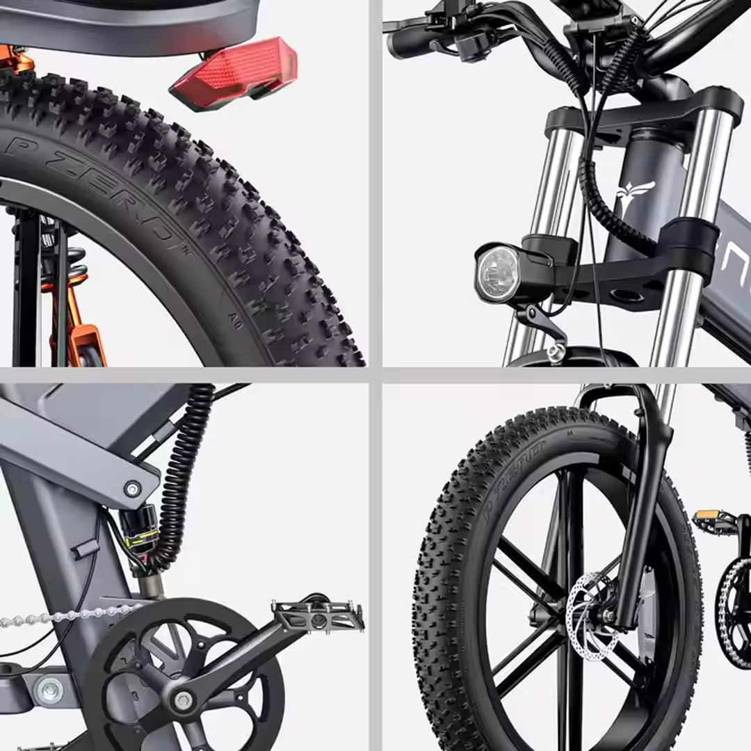 UAE Golf Cart 29 Inch Dual Battery Electric Mountain Bike 1200W 150km Range - View 7