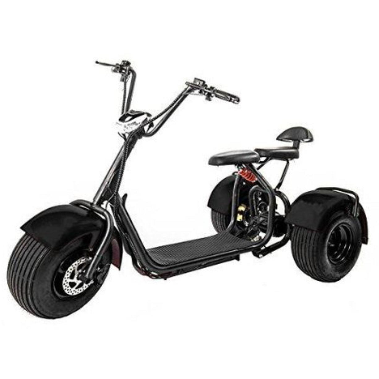 UAE Golf Cart 3 Wheel Electric Scooter Trike 60V 12Ah Fat Tire 200kg Capacity - View 7