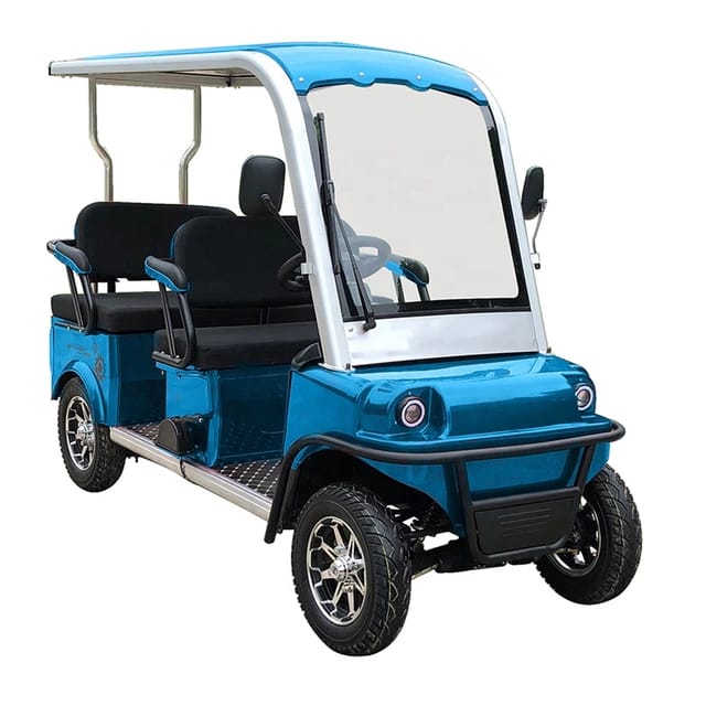 UAE Golf Cart - 4 Seater Electric Community Golf Cart with 60V Battery and Regenerative Braking - View 3