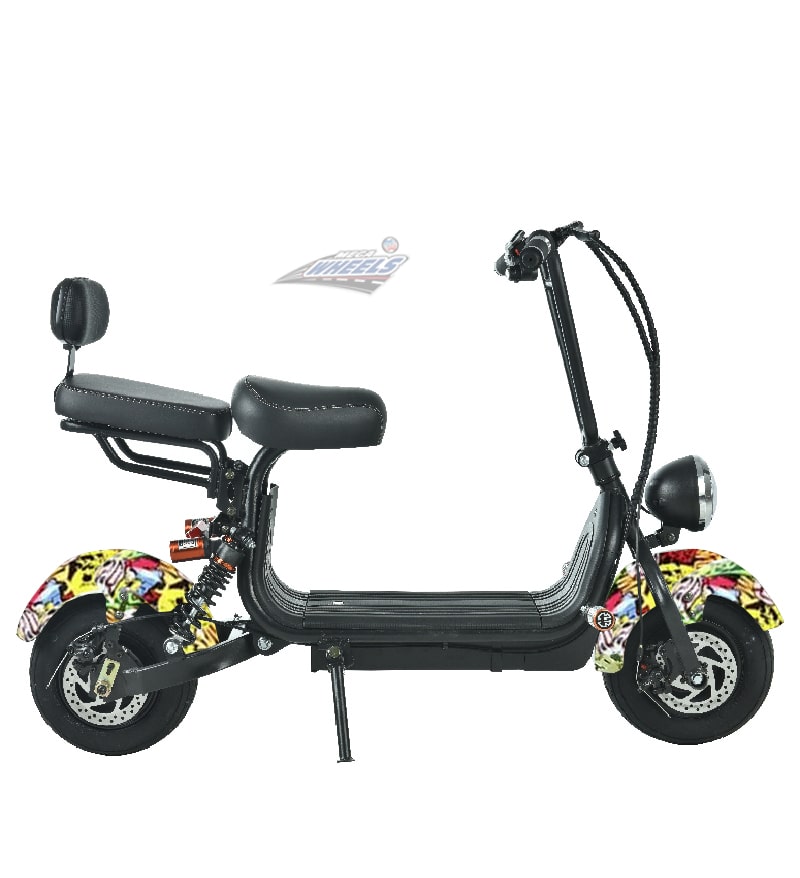 UAE Golf Cart 48V 1000W Mini Fat Tyre Electric Scooter with Removable Battery and Dual Seat - View 6