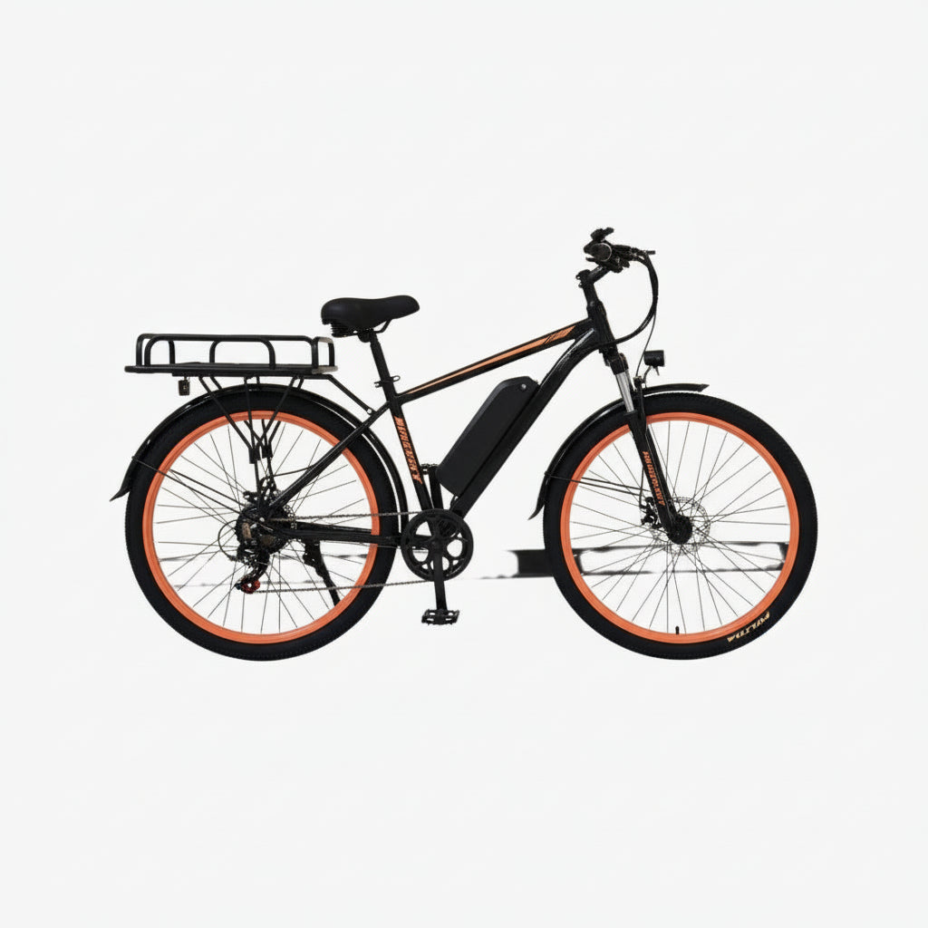 UAE Golf Cart 48V 13Ah Electric Bike with Removable Battery, Front LED, Rear Carrier, Advanced Suspension and 27.5" Tires - View 1