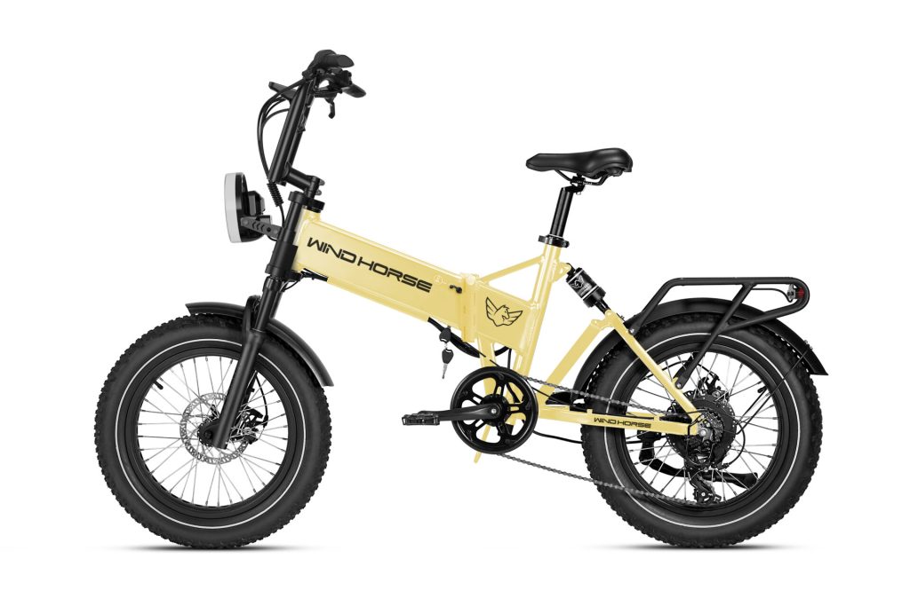 UAE Golf Cart 48V 13Ah Folding Electric Bike with 750W Motor, 20" x 4.0" Fat Tires, 7-Speed Shimano, Hydraulic Brakes – Off‑Road Use - View 1