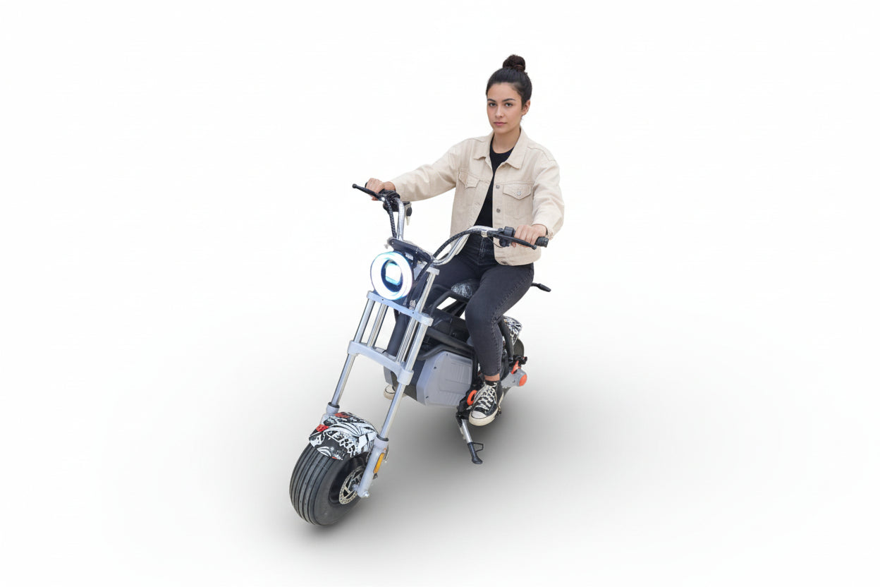 UAE Golf Cart 48V 1500W Fat Tire Electric Bike with Smart Shocks and LED Lights - View 5