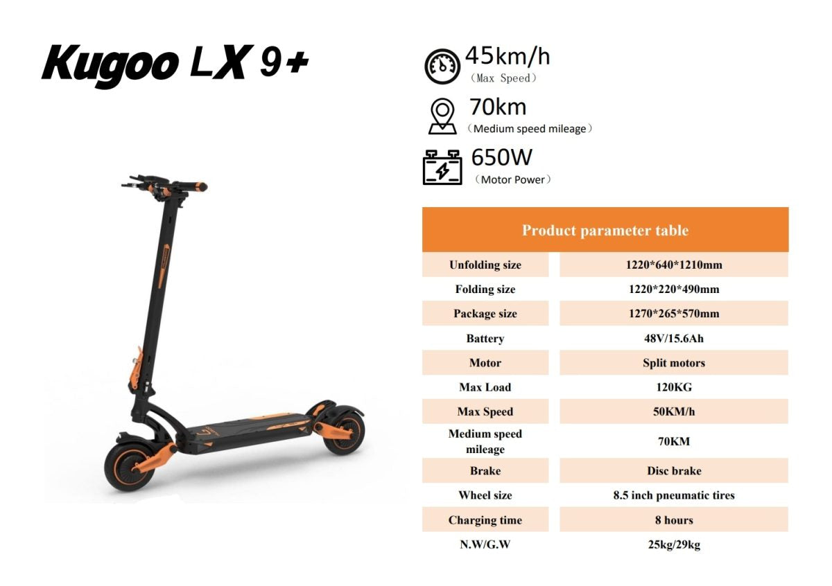 UAE Golf Cart 48V 18.2Ah Foldable Electric Scooter with Dual 650W Motors, 50 km/h Top Speed, 70 km Range, 25 kg - View 9