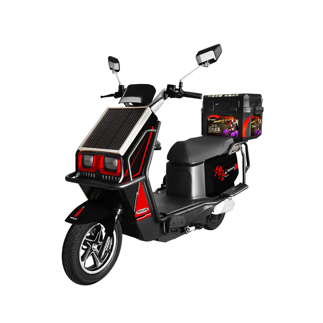 UAE Golf Cart 48V 2500W Hybrid Solar Electric Motorbike - 90-100 km Range, 70 km/h Top Speed, 20Ah Lead Acid Battery - View 11